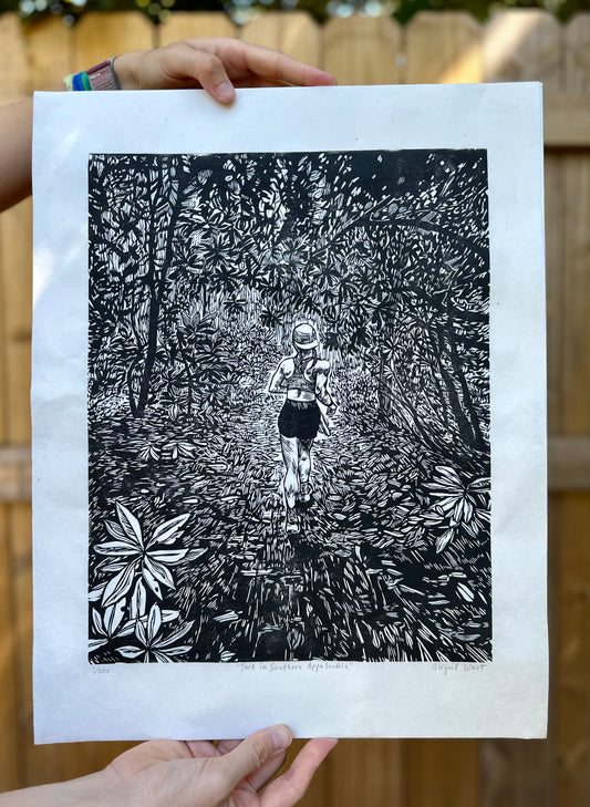 "Tara in Southern Appalachia" Block Print