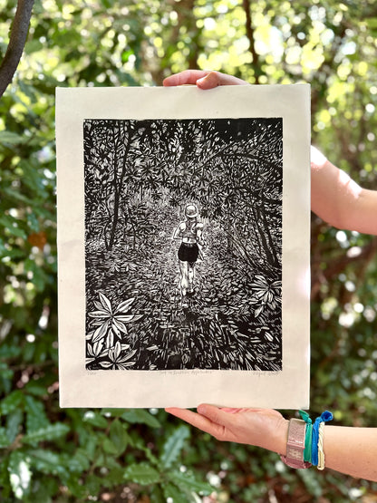 "Tara in Southern Appalachia" Block Print