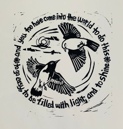 Mary Oliver Birds Print (Abigail & Michael's Wedding Print)